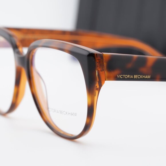 Victoria Beckham VB2617 218 Geometric Eyeglasses - Havana Caramel 55mm main image 5